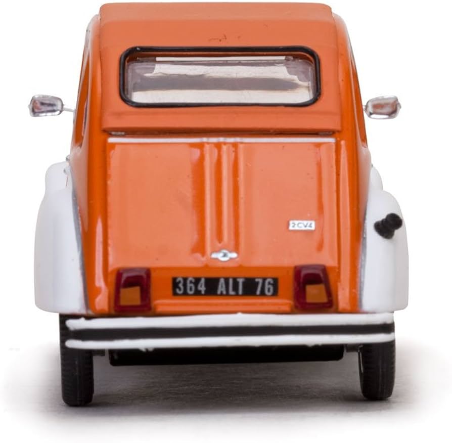 1/24 シトロエン 2CV スポット 1976 (ホワイト/オレンジ) Amazon | Citroen 2 cv4スポット、ダークオレンジ/ホワイト, 1976